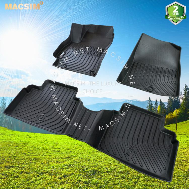 Hình ảnh Thảm lót sàn xe ô tô Hyundai Elantra 2023+ sd Nhãn hiệu Macsim chất liệu nhựa TPE cao cấp màu đen