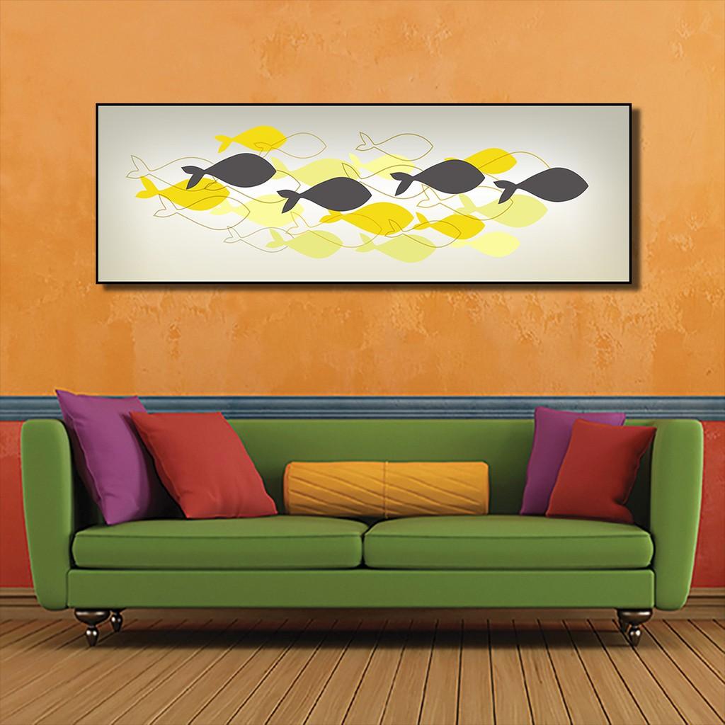Tranh phòng khách khổ lớn, tranh canvas nghệ thuật nhiều mẫu không bao gồm khung
