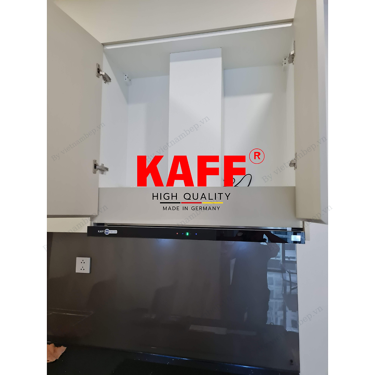 Máy hút mùi âm tủ  inox phối kính cảm ứng 700mm KAFF KF-TL700 Tặng bộ lọc than thay thế - Hàng Chính Hãng