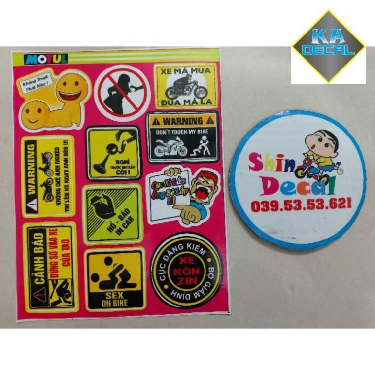 Combo logo cảnh báo