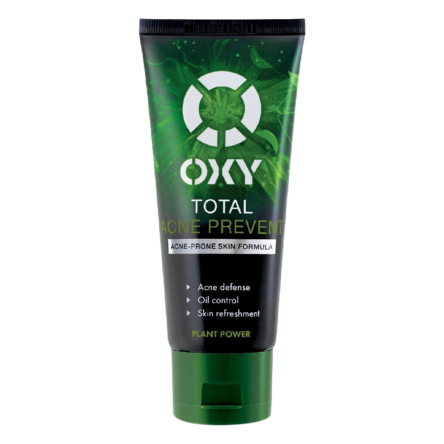 Kem Rửa Mặt Ngừa Mụn Kiểm Soát Nhờn Oxy Total Acne Prevent (100g)