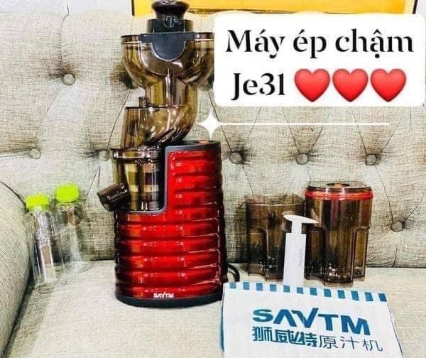 Máy Ép Trái Cây Hoa Quả Tốc Độ Chậm SAVTM JE-35 - Ép Kiệt, Ép Nguyên Trái - Hàng Nhập Khẩu