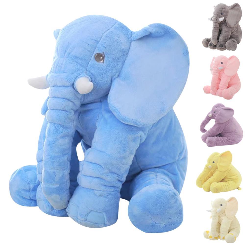 40Cm/60Cm Chiều Cao Lớn Sang Trọng Tai Voi Đồ Chơi Búp Bê Trẻ Em Ngủ Đệm Lưng Dễ Thương Voi Nhồi Bông Cho Bé Kèm Theo búp Bê Xmas Tặng