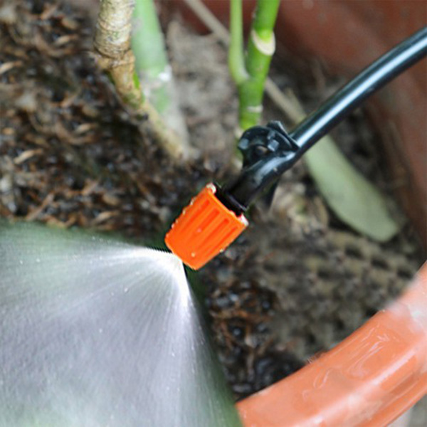 Bộ tưới cây tự động 20 đầu phun sương 1 cửa kèm van nước hẹn giờ