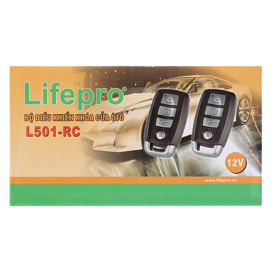 Bộ Điều Khiển Khóa Cửa Ôtô Lifepro L501-RC (12V)