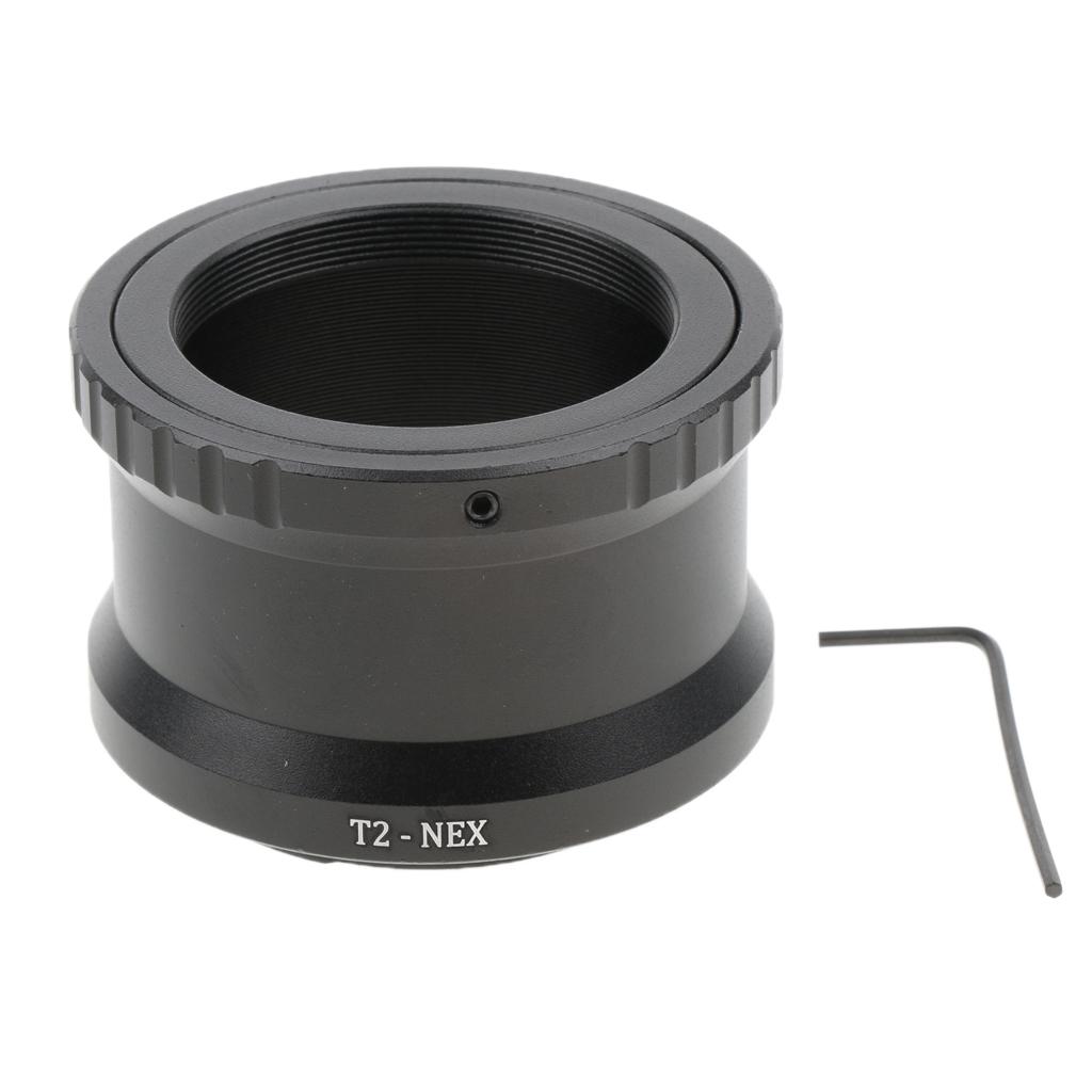 T2 to NEX Lens Mount Adapter Ring for Sony E-mount NEX-7 6 5 A7 A7S A7R II