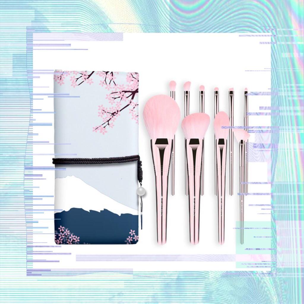Bộ Cọ Lades 10 Cây Màu Hồng - Lades Brush Set