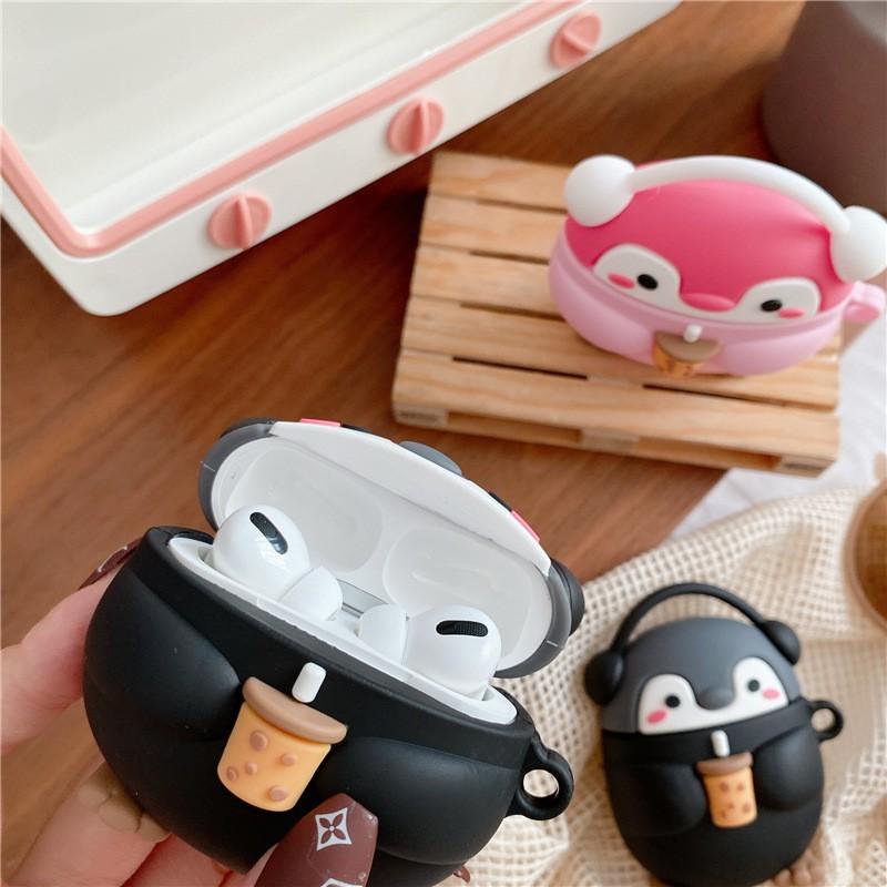 Vỏ bảo vệ tai nghe không dây bluetooth dành cho airpod 1/2/Pro chống va đập