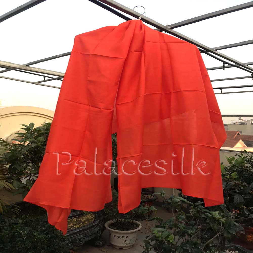 Khăn lụa tơ tằm trơn một màu Palacesilk, mềm mượt & phong cách