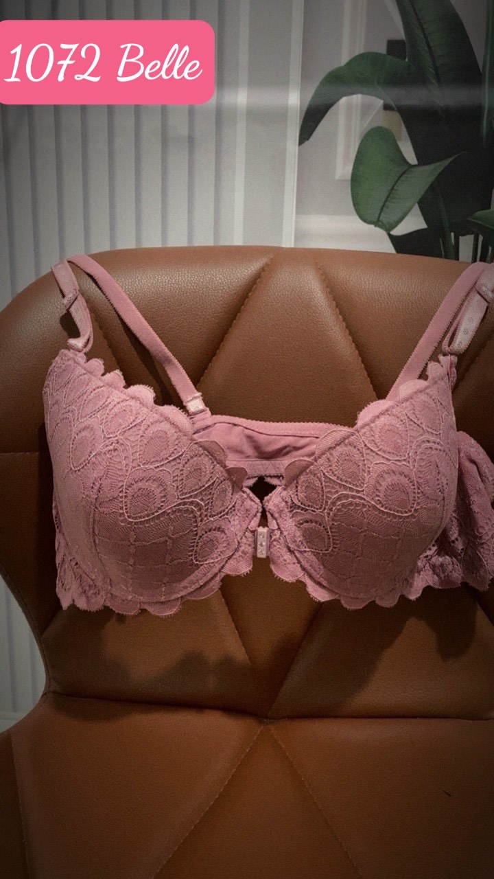 Áo Lót Nữ Mút Mỏng Ren Có Gọng Cài Trước Belle 1072 – Gợi Cảm, Tôn Dáng