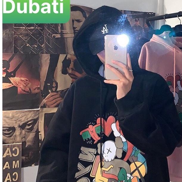 ÁO KHOÁC NỈ NAM NỮ, ÁO HOODIE HOẠT HÌNH KWASH PHÙ HỢP ĐI HỌC, ĐI CHƠI- DUBATI FASHION