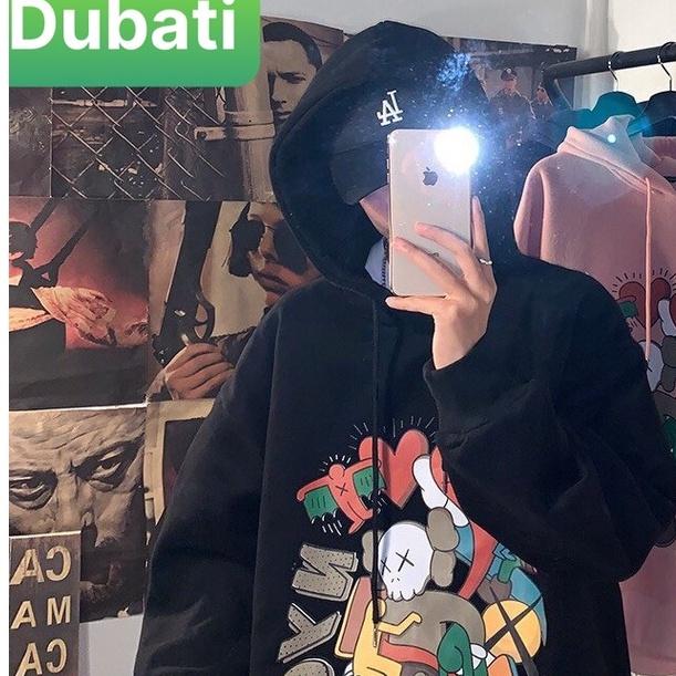 ÁO KHOÁC NỈ NAM NỮ, ÁO HOODIE HOẠT HÌNH KWASH PHÙ HỢP ĐI HỌC, ĐI CHƠI- DUBATI FASHION