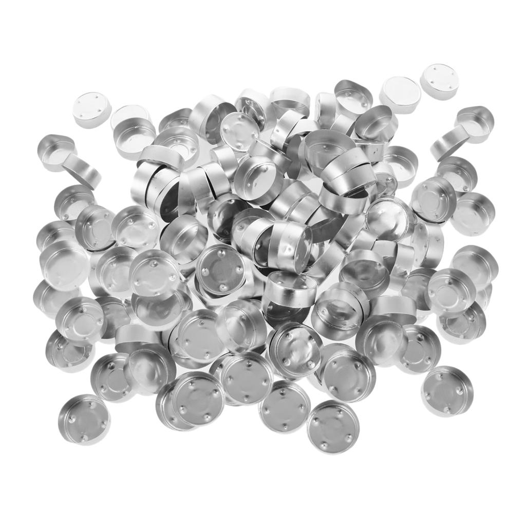 Chiwanji 300x Nhôm Nến Tealight Ly Centerpieces Nến Sáp Ốp Lưng Tín T-Ánh Sáng Giá Đỡ
