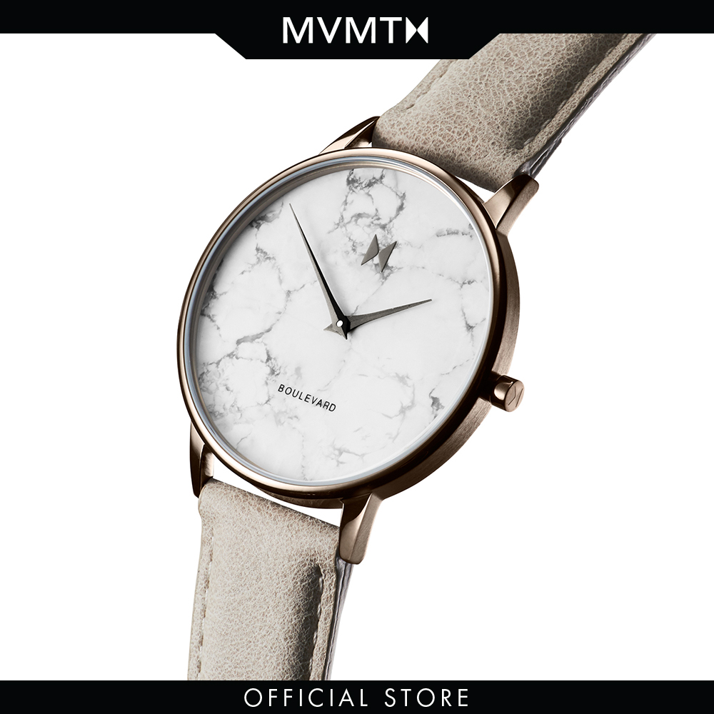 Đồng hồ Nữ MVMT dây da 38mm - Boulevard D-MB01-TIMA