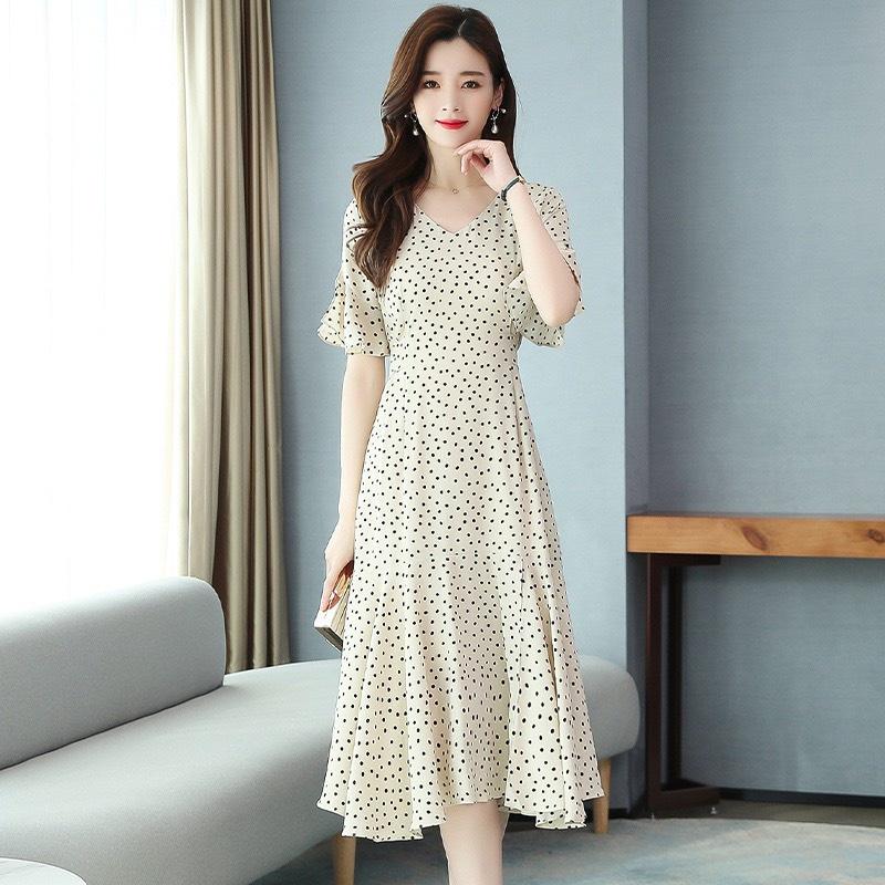ĐẦM XÒE BIG SIZE DỰ TIỆC SANG CHẢNH THỜI TRANG HÀN QUỐC SIÊU XNH TÔN DÁNG CHO CÁC CHỊ EM