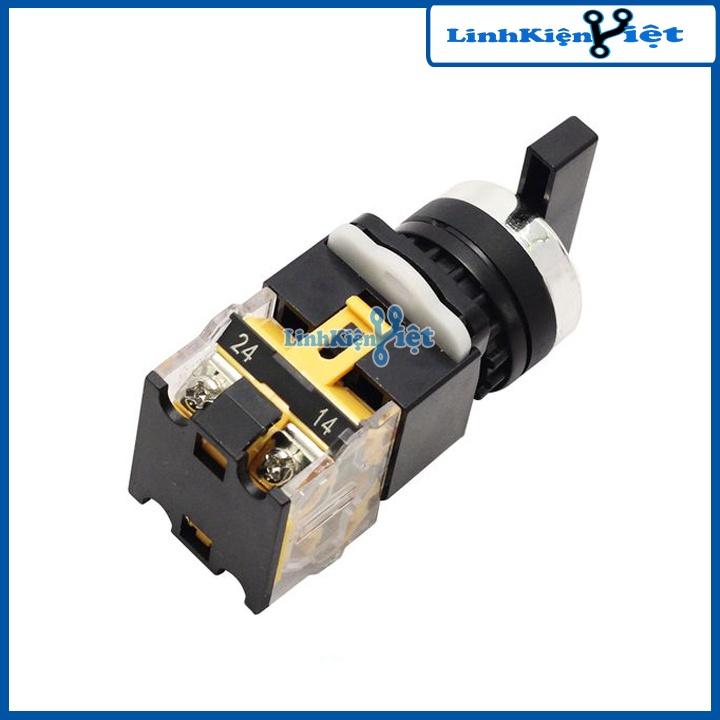 Công Tắc Xoay 3 Vị Trí LA38 440V-10A Tự Hồi