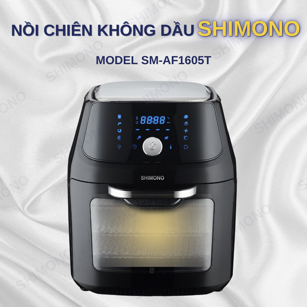 Nồi Chiên Không Dầu Shimono SM-AF1605T - Hàng Chính Hãng