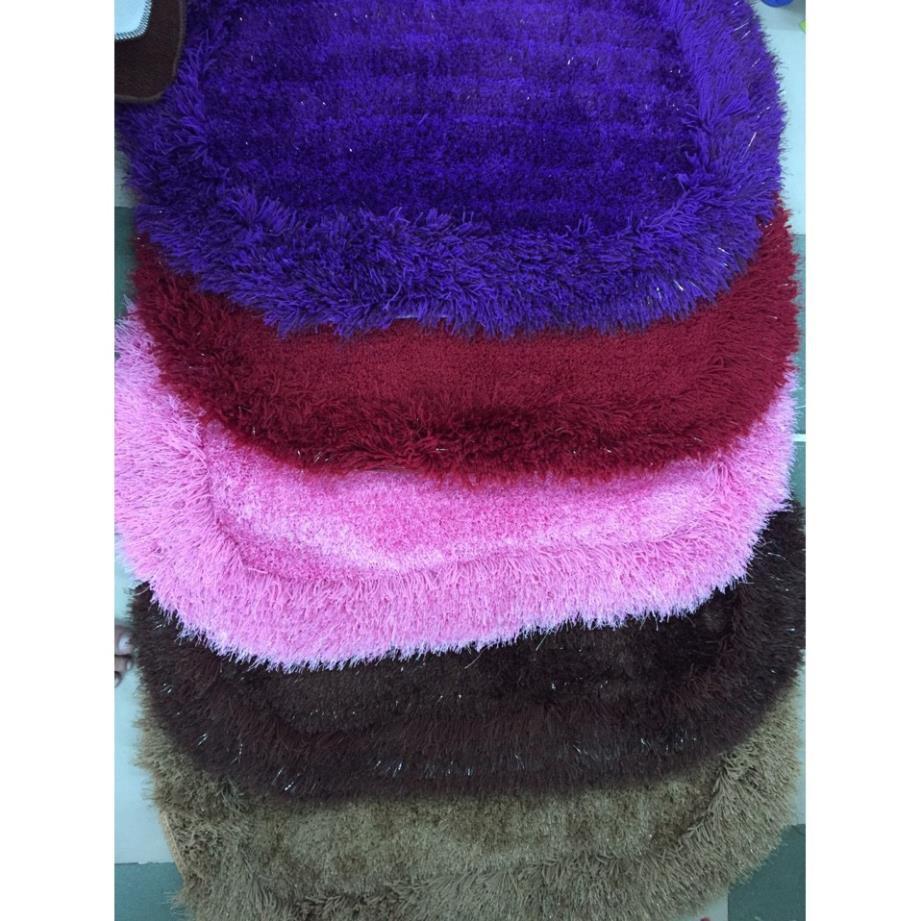 Thảm lông xù soài hàn quốc 50 x 80 cm hàng đẹp