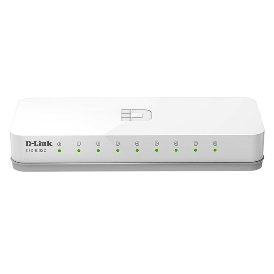 D-Link DES-1008C - Switch 8 Cổng 10/100M - Hàng Chính Hãng