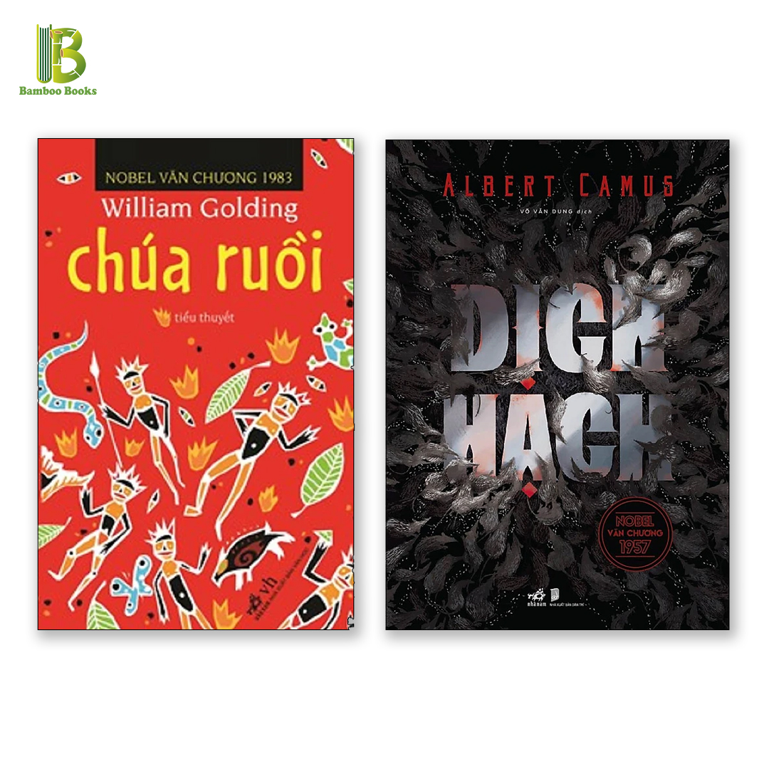Combo 2 Tác Phẩm Đoạt Giải Nobel Văn Học Chúa Ruồi Dịch Hạch Tặng Kèm Bookmark Bamboo Books