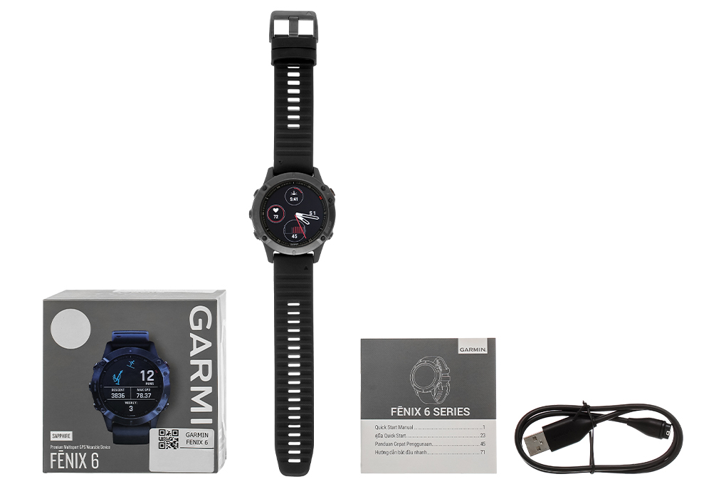 Đồng hồ Garmin Fenix 6 Series 47mm - Hàng Chính Hãng