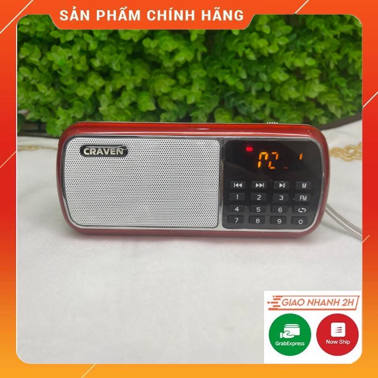 Loa Đài Craven CR-39 Pin Siêu Khoẻ,Nghe Pháp,Bé Học Tiếng Anh,USB,Thẻ Nhớ,Đài Radio. Độ Bền Cực Cao,Bảo Hành 12 Tháng