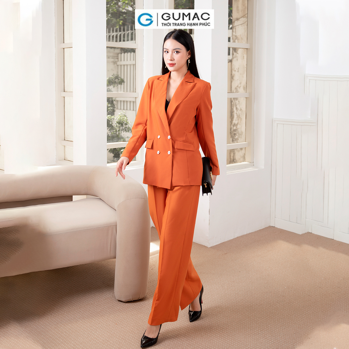 Áo Blazer dáng suông thời trang GUMAC AD10040