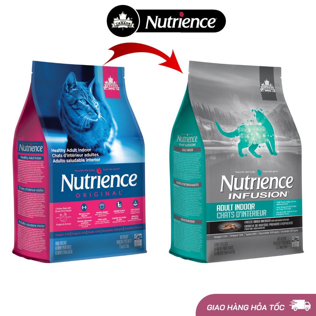 Hạt Nutrience Original Cho Mèo Trưởng Thành Vị Gà, Rau Củ &amp; Trái Cây Tự Nhiên