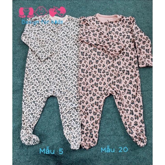 (Chọn mẫu) Sleepsuit bộ body dài tay cho bé trai và bé gái