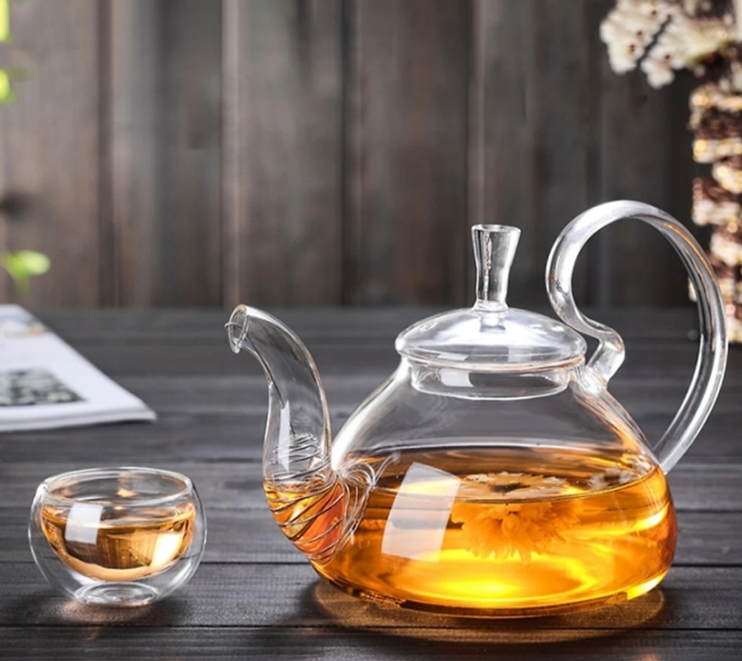 Bộ pha trà thủy tinh 700ml trong suốt cao cấp chịu nhiệt