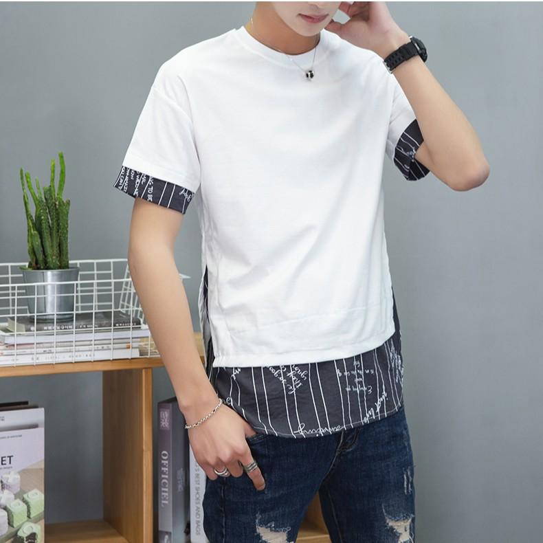 Áo thun ngắn tay fom chuẩn vải mát,áo thun đượ thiết kế độc lạ - 132-Đ.T
