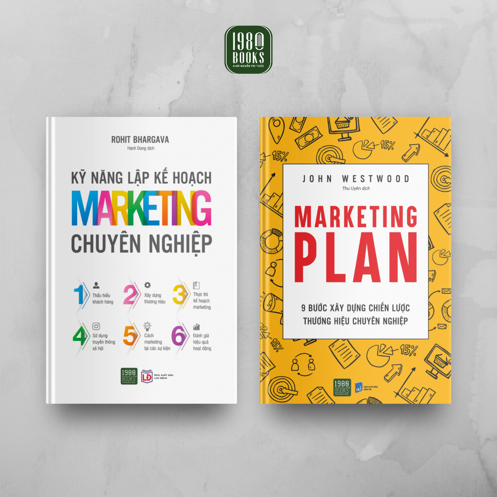 Combo 2 Cuốn Kinh Doanh Để Khởi Nghiệp Hay- Marketing Plan + Kỹ Năng Lập Kế Hoạch Marketing Chuyên Nghiệp