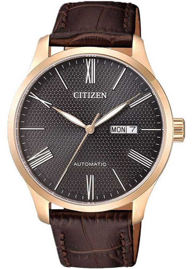 Đồng Hồ Nam Citizen Dây Da NH8353-00H - Mặt Xám