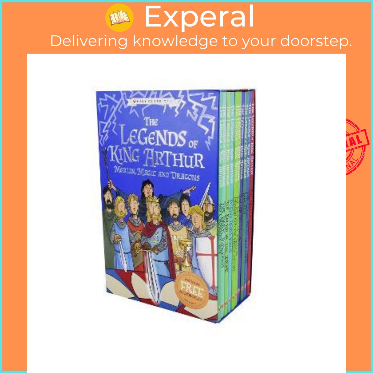 Sách - The Legends of King Arthur: Merlin, Magic, and Dragons by Tracey Mayhew