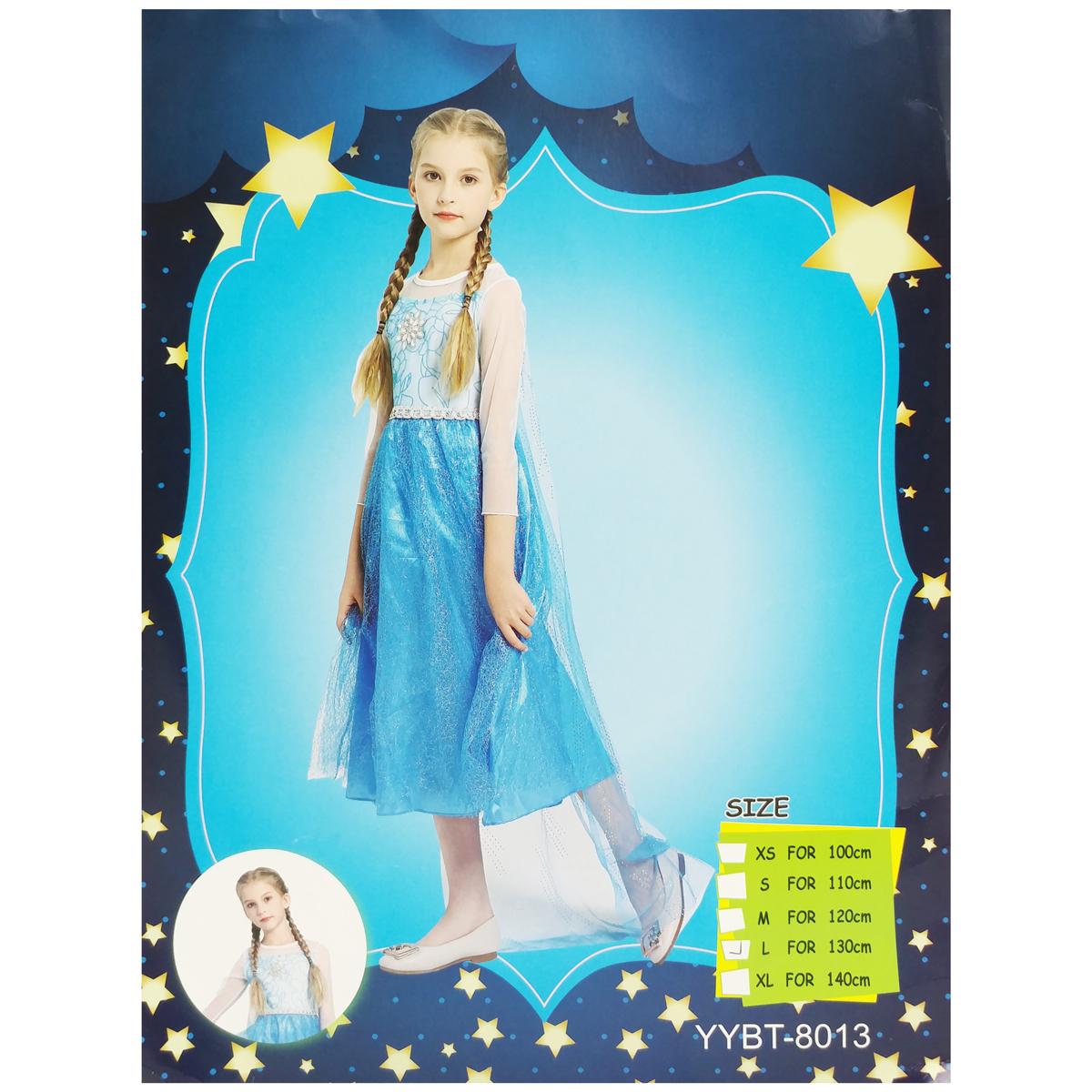 Bộ Váy Elsa Hóa Trang Halloween Bé Gái - Size L - Nuan Nuan 8013