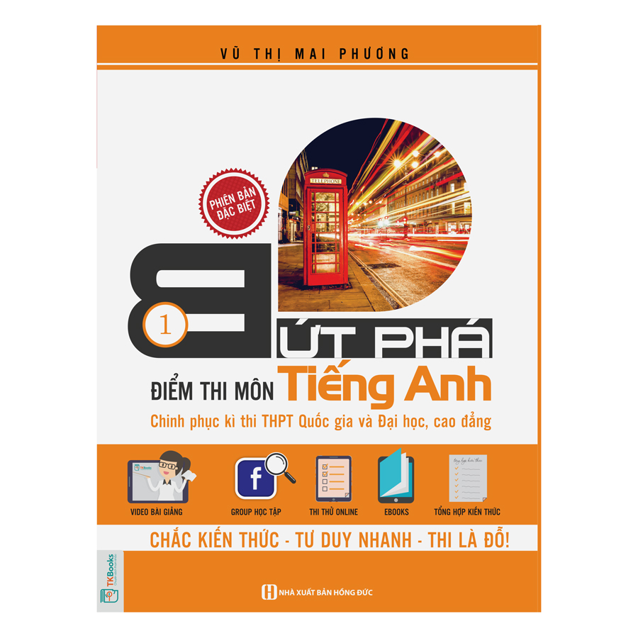 Bứt Phá Điểm Thi Môn Tiếng Anh 1 - 2019 - Tích Hợp Video Bài Giảng + Thi Thử Online