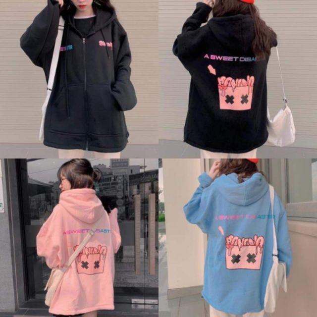 Áo Khoác Hoodie. Hooide dây kéo Nam Nữ Unisex