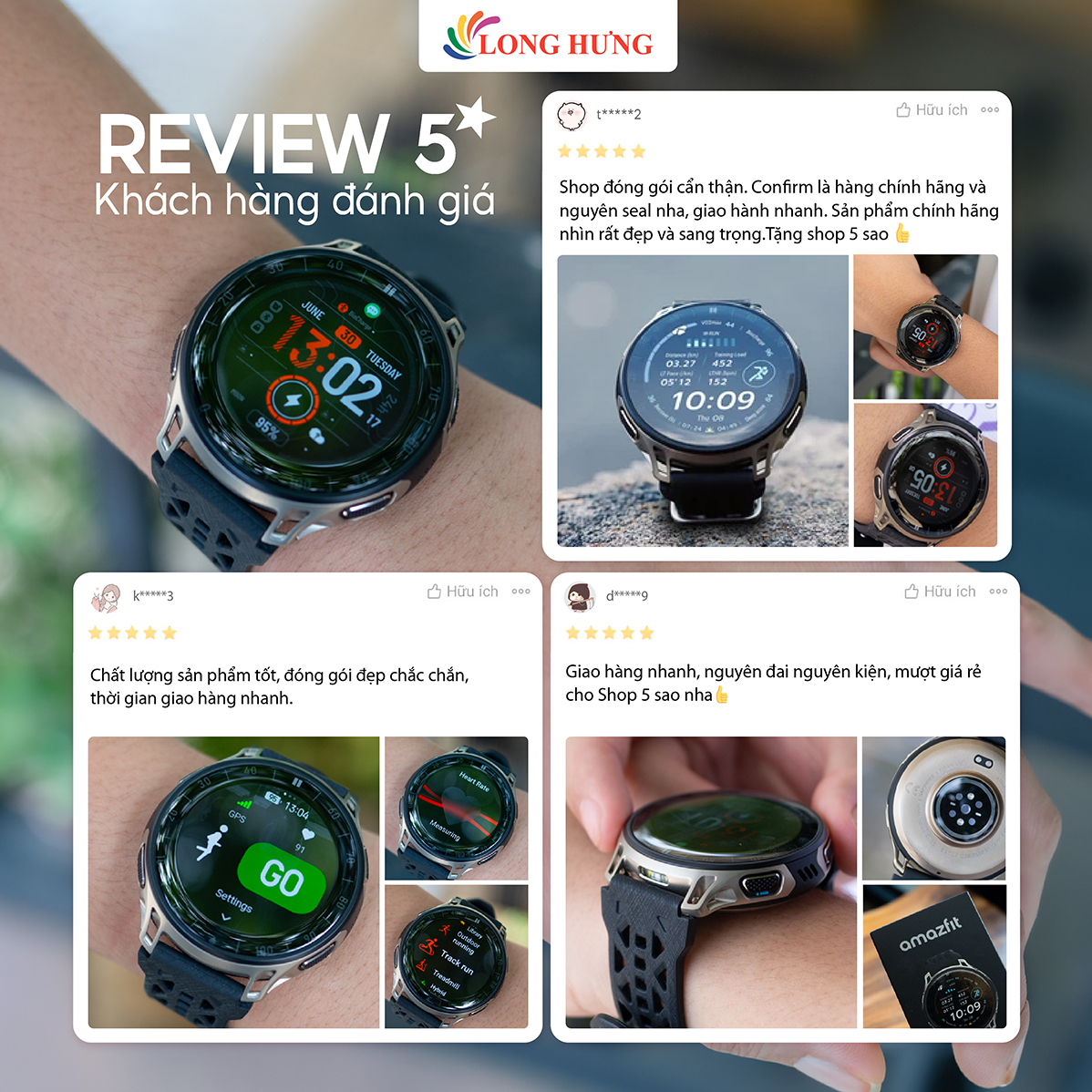 Đồng hồ thông minh dành cho Amazfit Cheetah 2 Pro A2564 - Hàng chính hãng