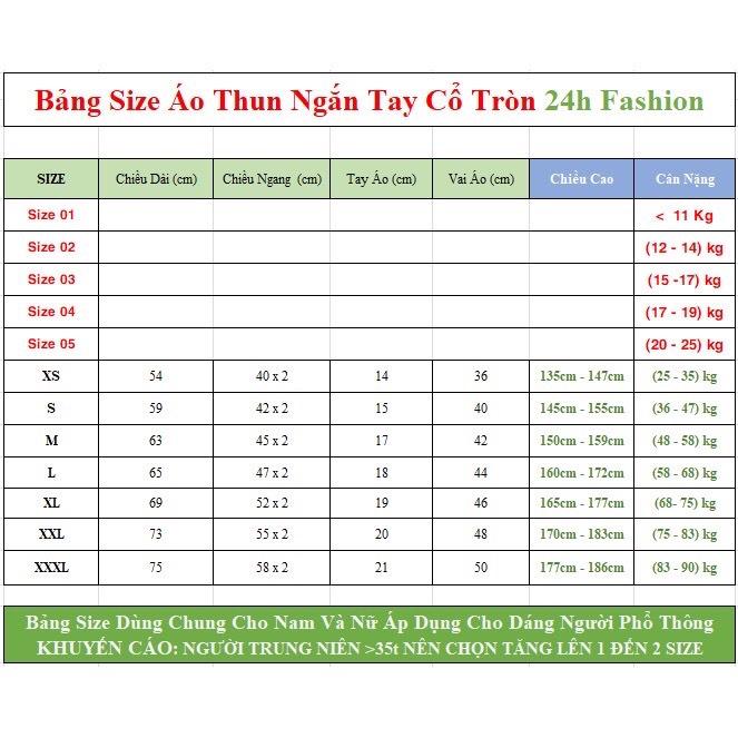 Áo Thun Trơn Nam Nữ Vải Cotton Dày Đẹp Giá Siêu Rẻ Nhiều Size Nhiều Màu