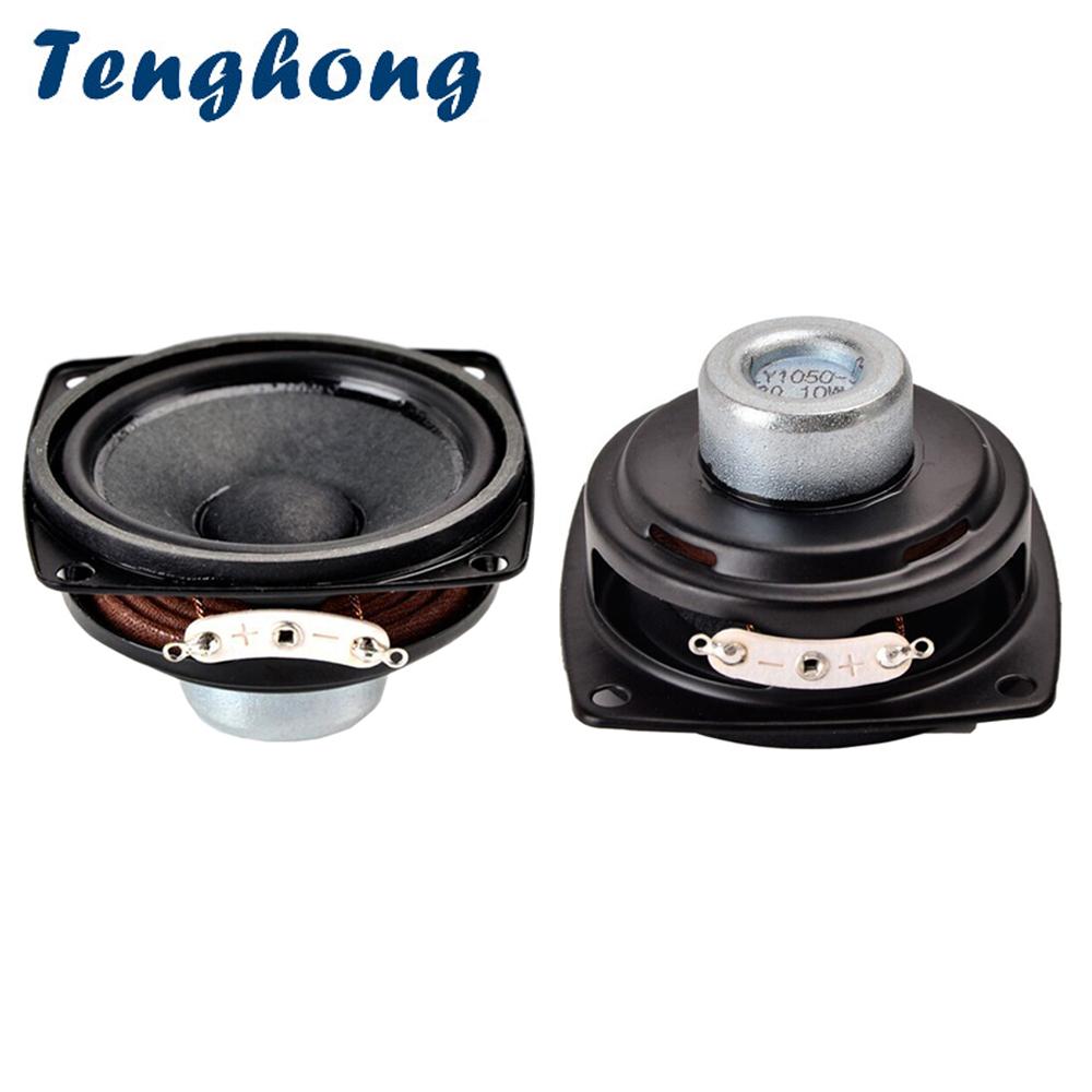 Tenghong 2 Loa Toàn Dải 2.25 Inch Loa Âm Thanh Di Động 57MM 16 Core 8Ohm 10W Mặt Cao Su Loa Cho Rạp Hát Tại Nhà