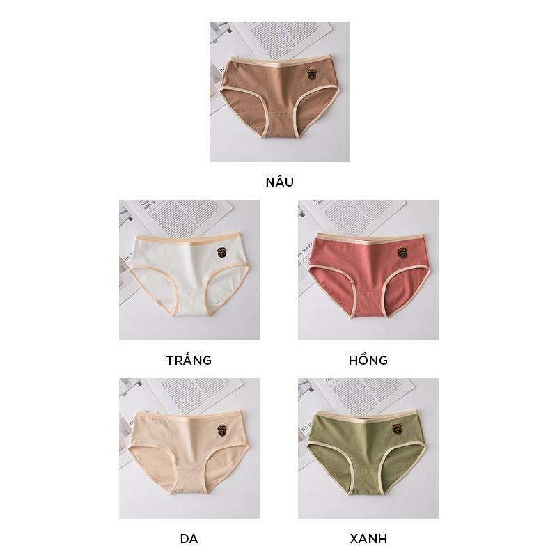 Quần Lót Nữ ️️ Quần Lót Kháng Khuẩn Cotton Thông Hơi Thoáng Mát QL05