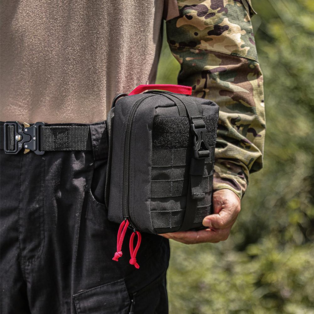 First Aid Bag Pouch Emergency Outdoor Survival Tools Storage Bag for Camping Hiking Mountaineering Climbing Rescue