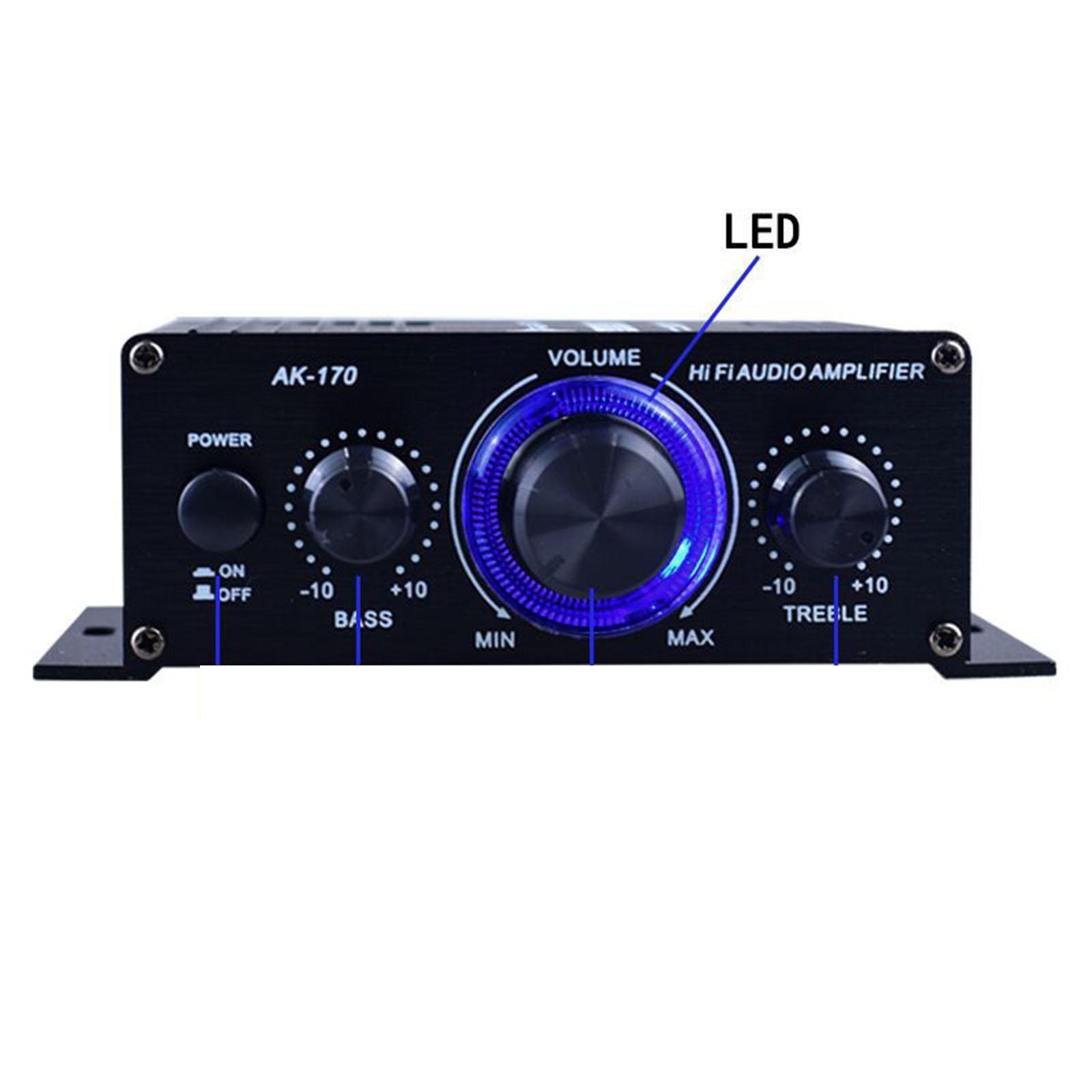 Surround Sound Mini Sound Amp Speaker 12V FM USB