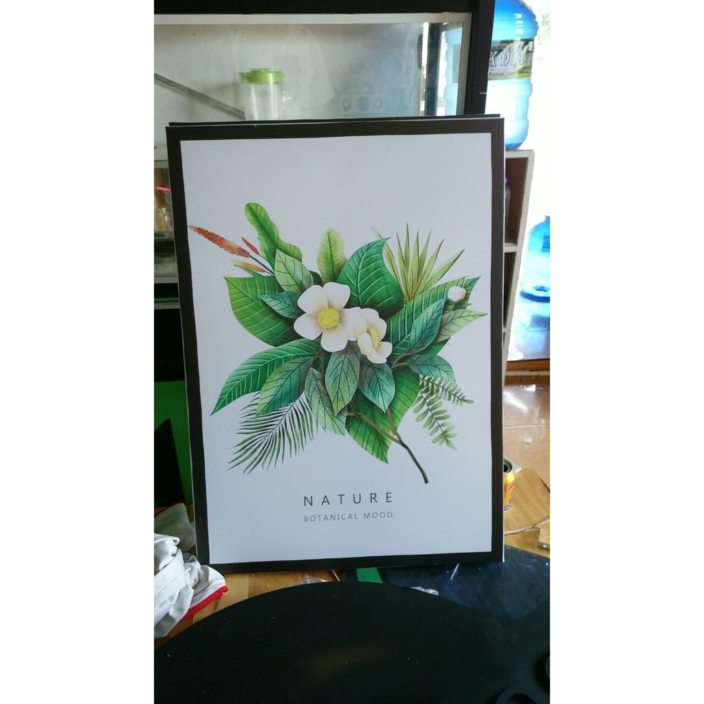 Bộ tranh canvas treo tường dành cho quán quán cafe, trà sữa