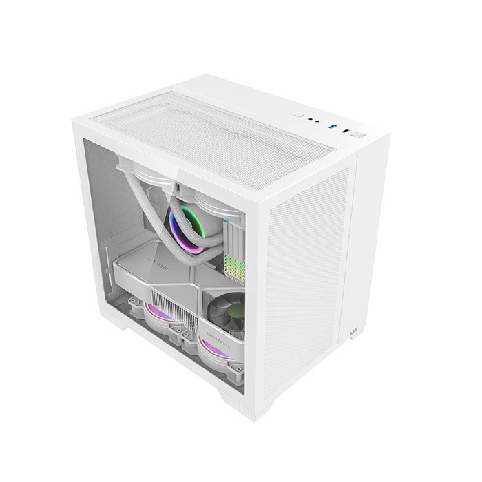 VỎ CASE MIK LV12 MINI FLOW WHITE - Hàng Chính Hãng