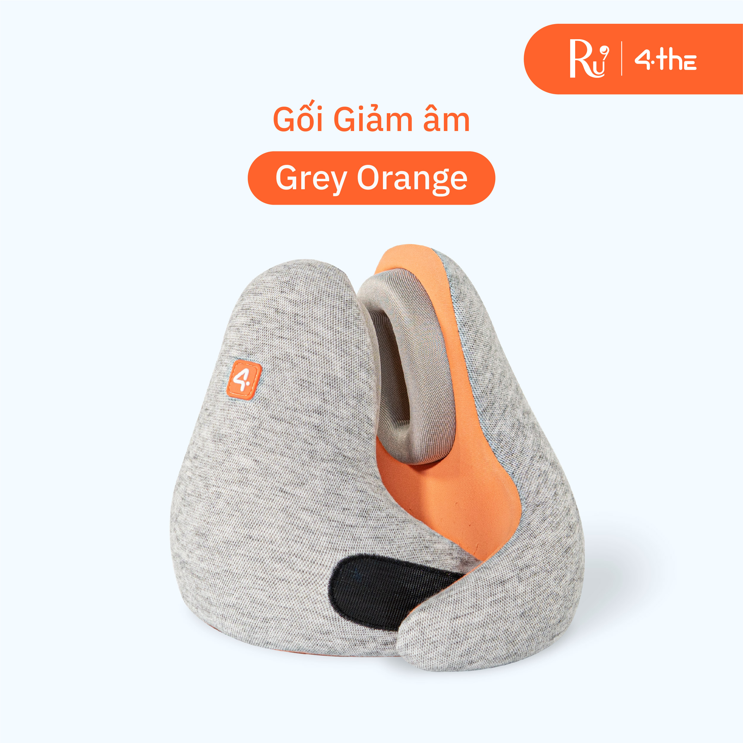 Gối Cổ Giảm Âm 4The - Noise Cancelling Pillow | Gối Cổ Du Lịch Cao Cấp Thoải Mái | 3 Màu Sắc