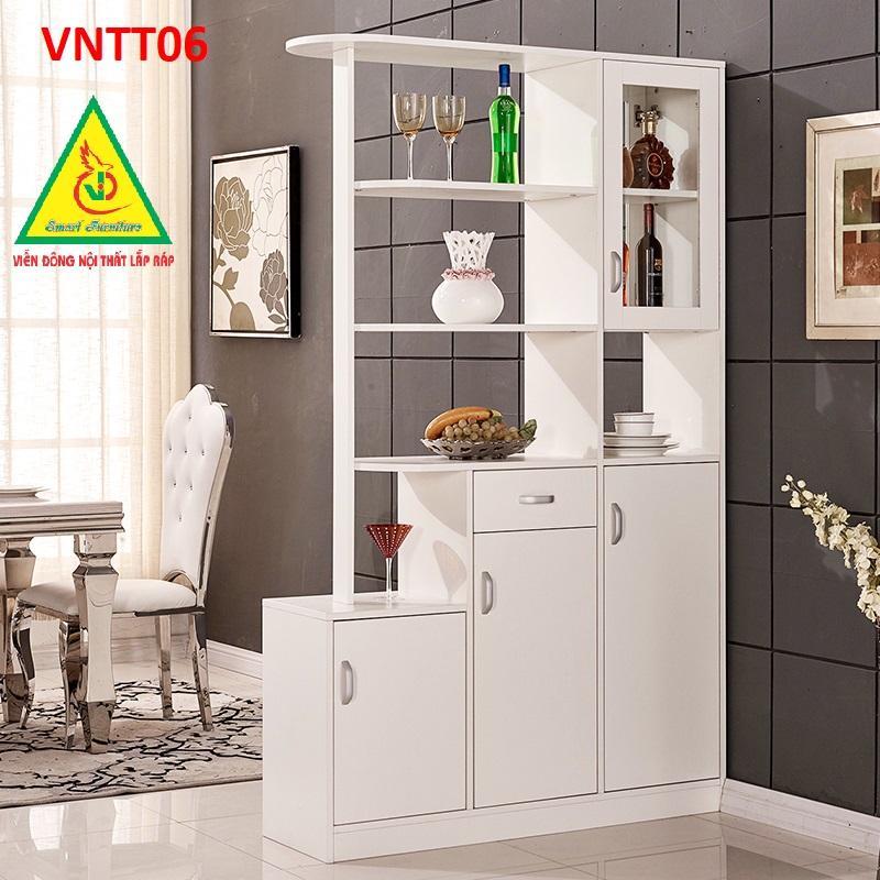 TỦ KỆ TRANG TRÍ KIÊM VÁCH NGĂN VNTT06 - Nội thất lắp ráp Viendong Adv