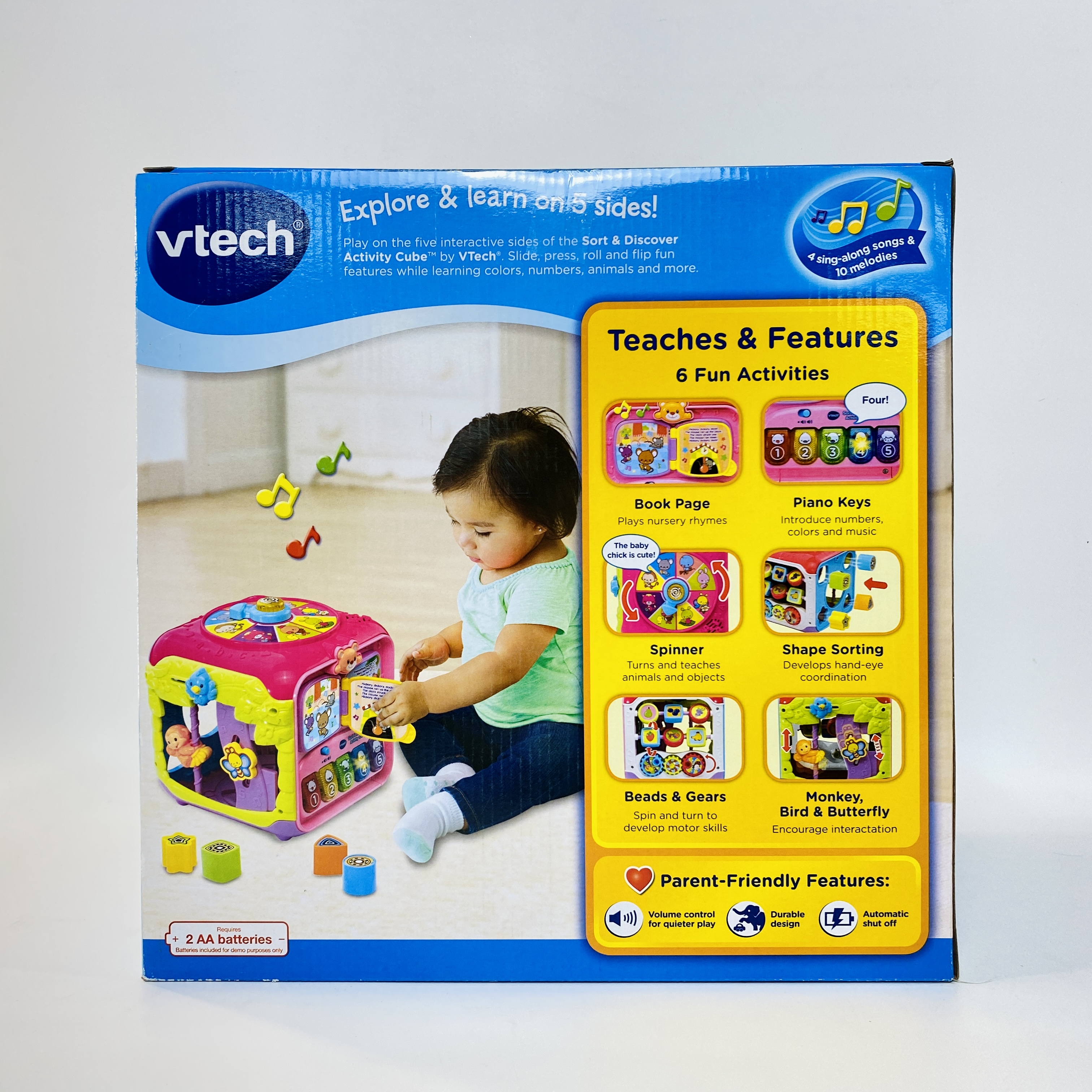 80-183450 Activity Cube - Trò chơi tổng hợp (hồng)