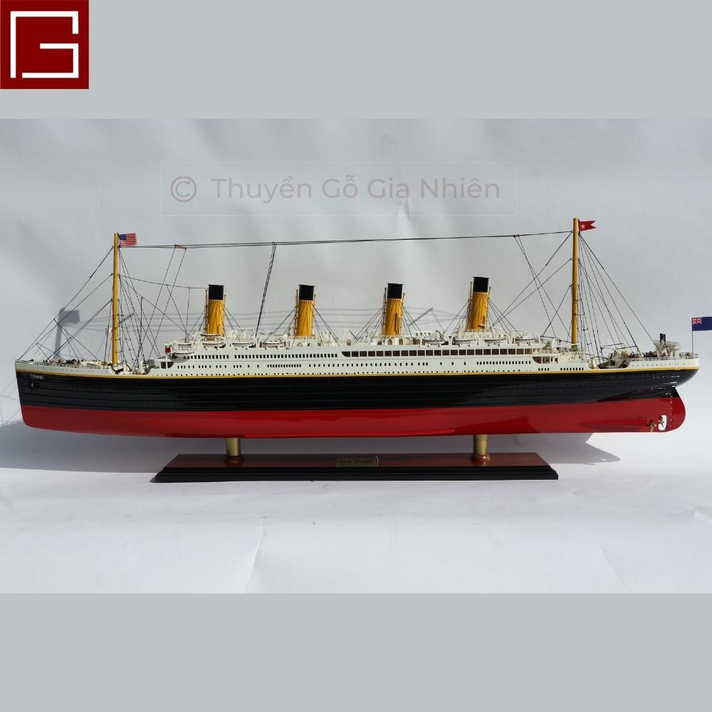 [Giá xưởng] Mô Hình Thuyền Gỗ Trang Trí Phong Thủy Dạng Thuyền Du Lịch RMS TITANIC Chính Hãng, Hàng Xuất Khẩu Chất Lượng Cao