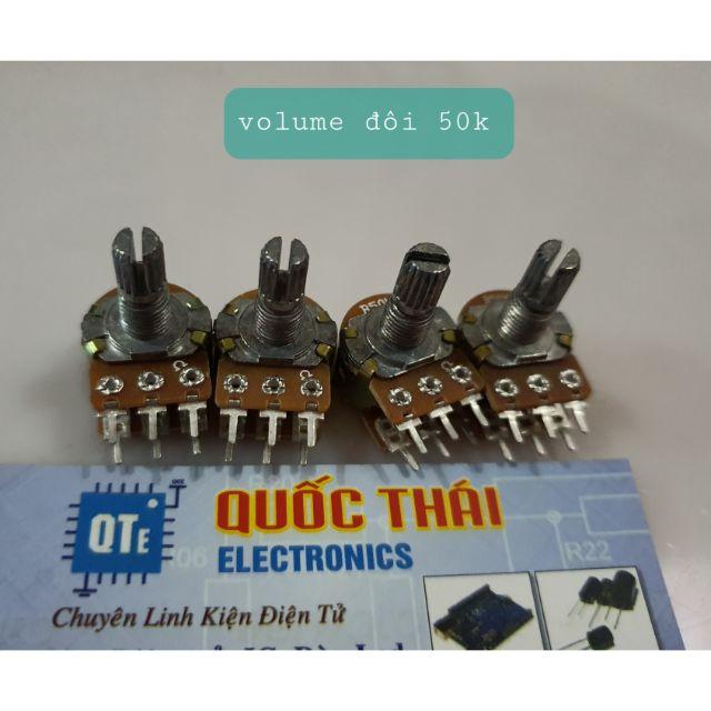 Combo 4 biến trở volume đôi (6 chân)